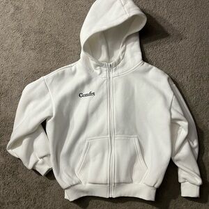 Comfrt Kids Cozy White Hoodie